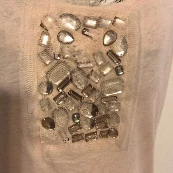 J Crew Embellished Tank M - Picture 2 of 5